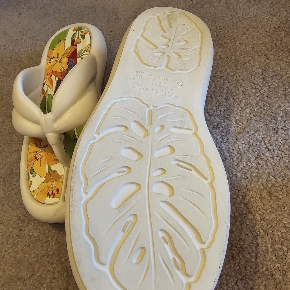 Farm Rio Womens Flip Flops - Picture 3 of 6